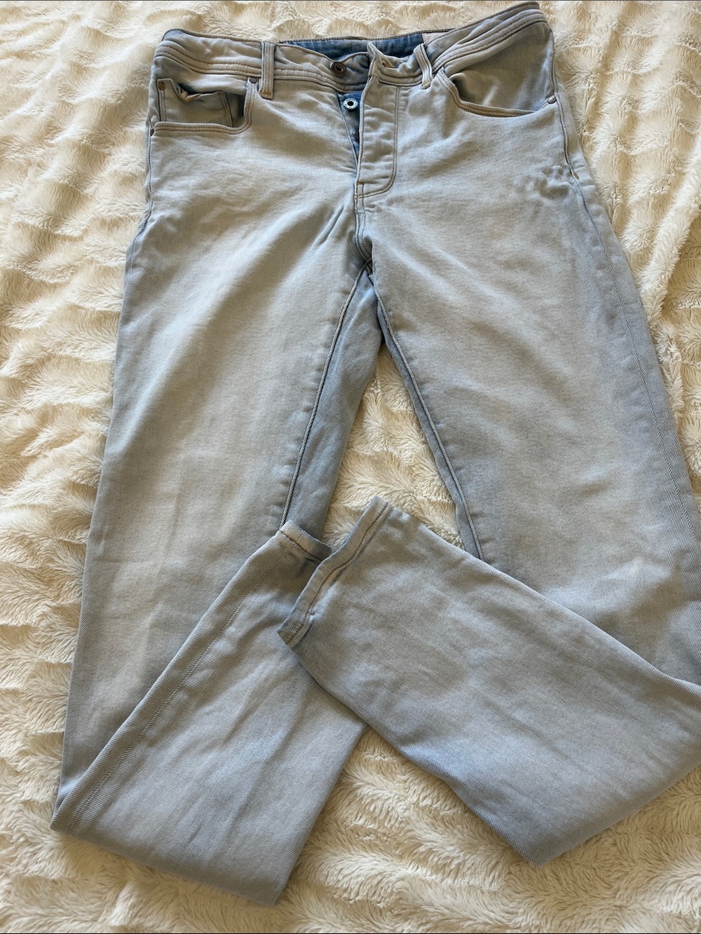 Industrie Clothing Men’s light wash slim/skinny fit denim jeans